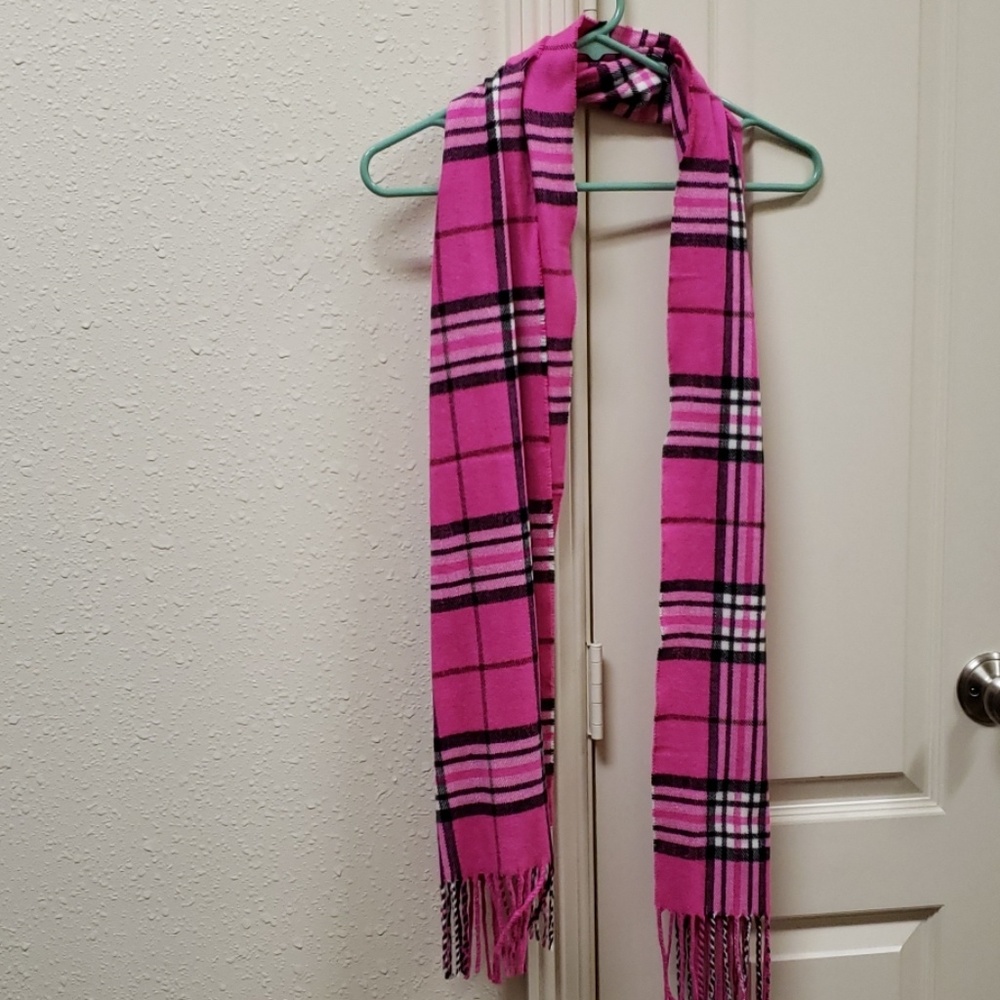 Pink scarf